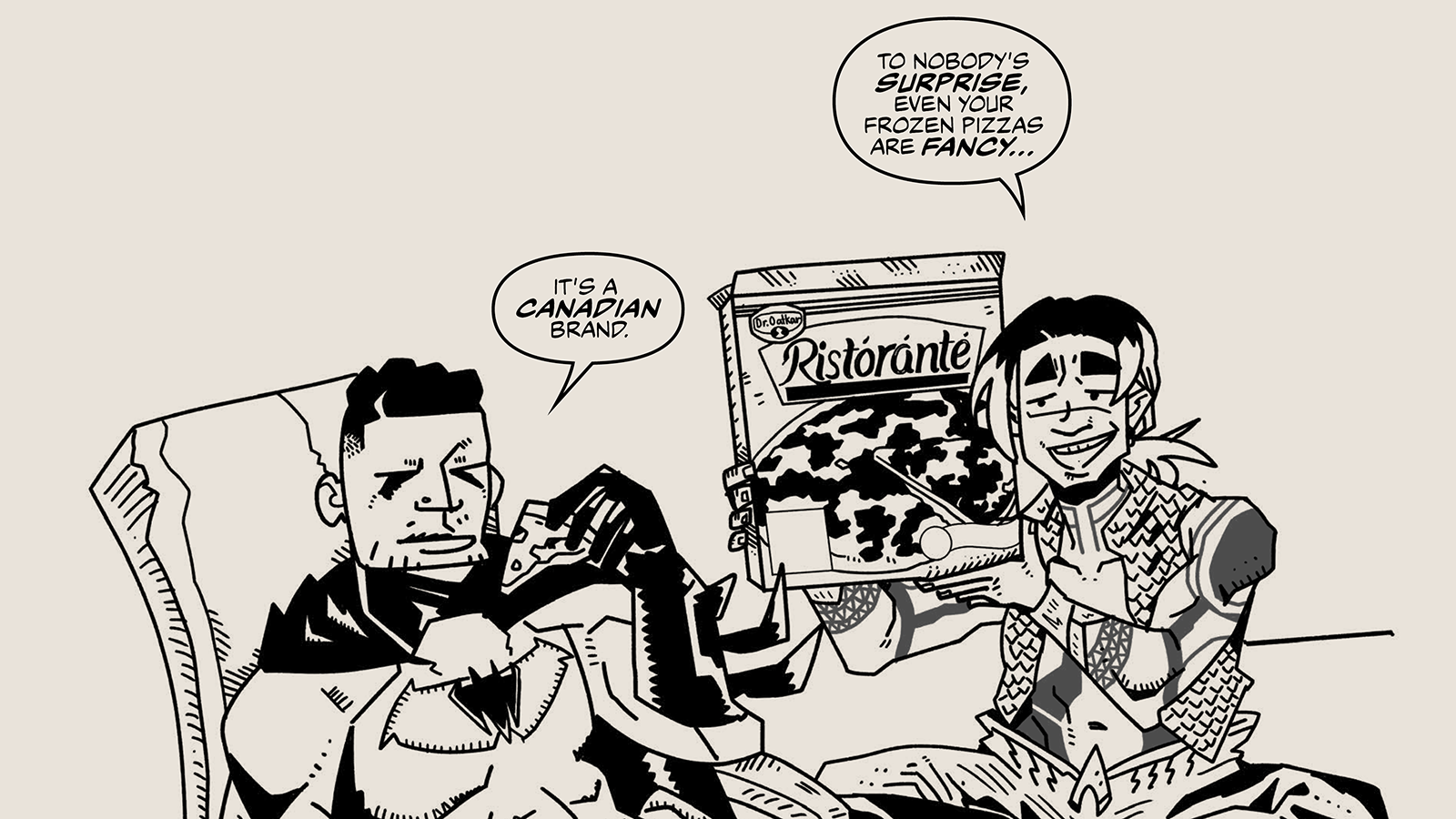 Close-up on the Batman Deiondre and the Aquawoman Areha