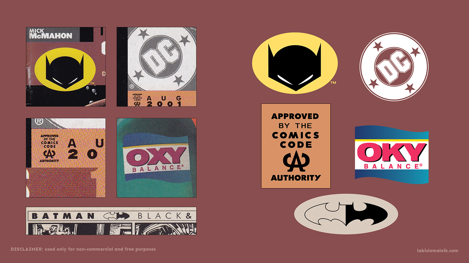 Recreated logos for the publication