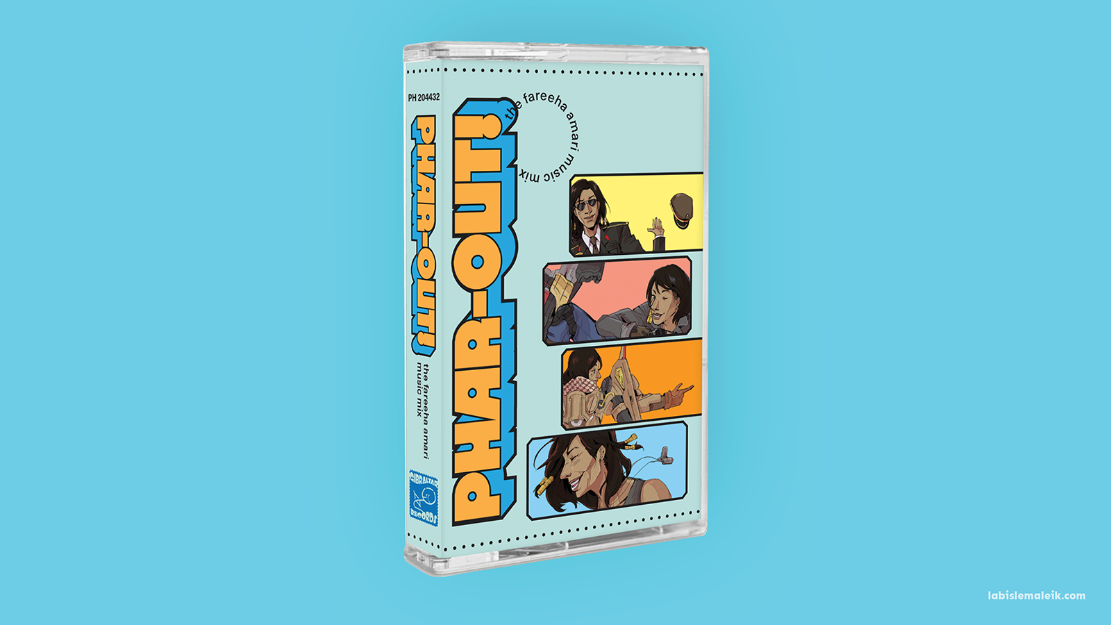 PHAR-OUT! Cassette tape case showcasing the front cover and spine artwork